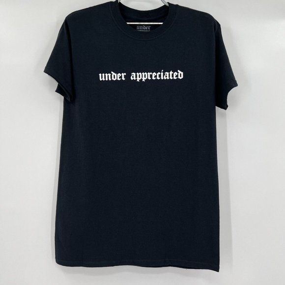 Corey La Barrie Under Appreciated Short Sleeve T-Shirt Black Merch Logo Tee S - Picture 1 of 3